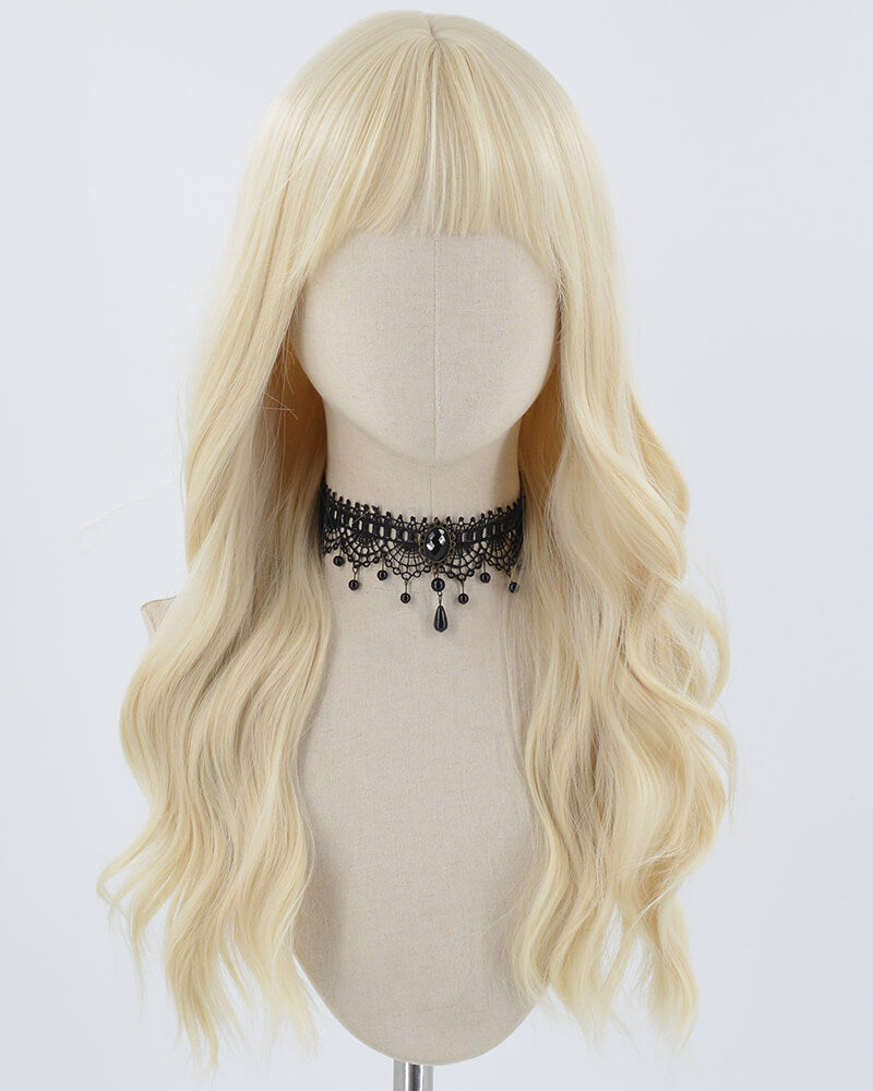 Blonde Curly Synthetic Wig HW216