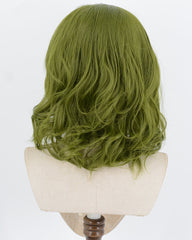 Green Wavy Joker Cosplay Synthetic Lace Front Wig