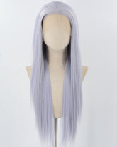 Light Lavender Synthetic Lace Front Wig WW075