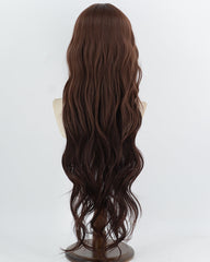 30Inch Long Brown Synthetic Wig HW890