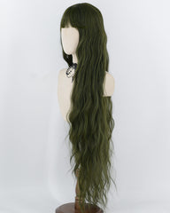 40Inch Long Green Curly Synthetic Wig HW855