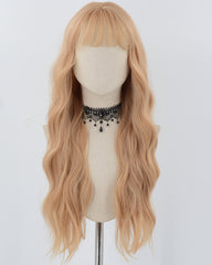 Orange Brown Synthetic Wig HW599