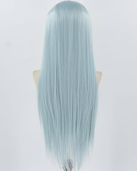 Grey Green Blue Synthetic Lace Front Wig WW889