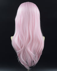Pink Glow in the Dark Synthetic Lace Front Wig WW573