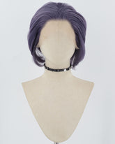 Purple Short Synthetic Lace Front Men's Wig MW028