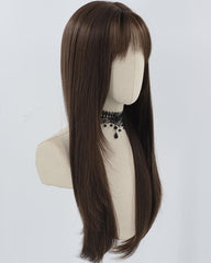 Long Brown Synthetic Wig HW621