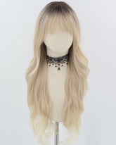 Ombre Blonde Wavy Synthetic Wig HW717