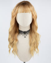 Ombre Blonde Curly Synthetic Wig HW425