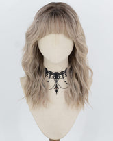 Ombre Blonde Curly Synthetic Wig HW864