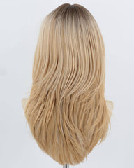 Ombre Mixed Blonde Synthetic Wig HW787