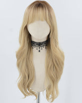 Ombre Blonde Wavy Synthetic Wig HW653