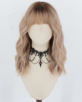 Ombre Brown Curly Short Synthetic Wig HW853