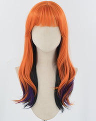 Orange Black Synthetic Wig HW703