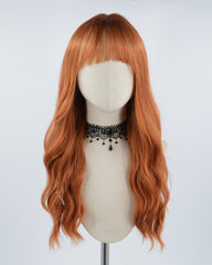 Orange Wavy Synthetic Wig HW255
