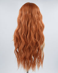 Orange Curly Blonde Synthetic Wig HW268