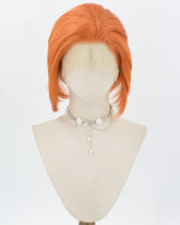Light Orange Short Synthetic Lace Front Men's Wig MW040