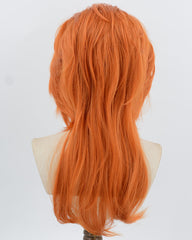 Orange Cosplay Synthetic Lace Front Wig WW1015