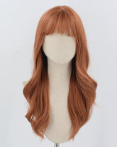 Orange Wavy Synthetic Wig HW686