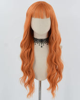 Orange Curly LongSynthetic Wig HW607