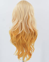 Orange Yellow Synthetic Wig HW646