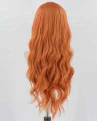 Orange Curly LongSynthetic Wig HW607