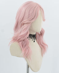 Pink Wavy Synthetic Wig HW792