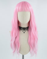 Pink Ombre Wavy Synthetic Wig HW282