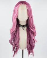 Pink Purple Synthetic Wig HW410