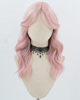 Pink Wavy Synthetic Wig HW792