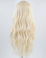 Platinum Blonde Curly Synthetic Wig HW390