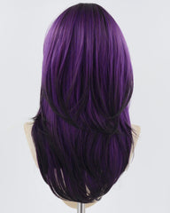 Ombre Purple Synthetic Wig HW548