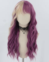 Purple Blonde Synthetic Wig HW665