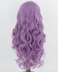 Purple Wavy Synthetic Lace Front Wig WW1087