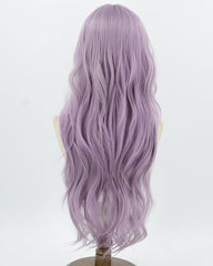 Long Mixed Purple Wavy Synthetic Wig HW824