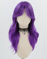 Purple Wavy Synthetic Wig HW793