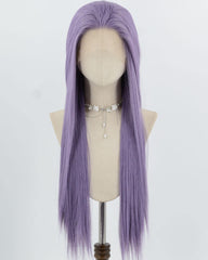 Purple Synthetic Lace Front Wig WW981