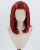 Red Bob Synthetic Lace Front Wig WW1000