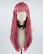 Red Pink Synthetic Wig HW264