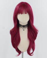 Purple Red Synthetic Wig HW735