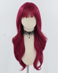 Purple Red Synthetic Wig HW735