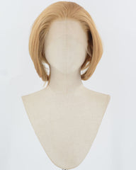 Blonde Short Synthetic Lace Front Men's Wig MW039