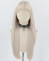 Silver Grey Synthetic Wig HW657