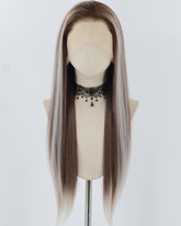 Blonde Brown Synthetic Lace Front Wig WW822