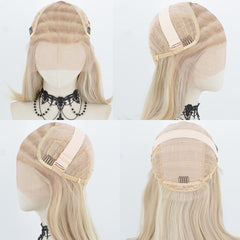 Blonde Highlights Synthetic Lace Front Wig WW1057