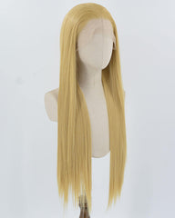 Yellow Blonde Synthetic Lace Front Wig WW871