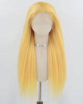 Yellow Yaki Synthetic Lace Front Wig WW978