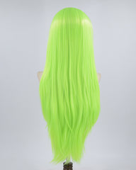 Neon Green Synthetic Lace Front Wig WT219