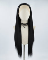 Black Straight Long Synthetic Lace Front Wig WW263