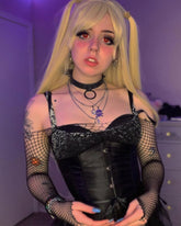 613 Blonde Straight Synthetic Lace Front Wig With Bangs WT140