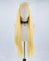 30 Inch Long 613 Blonde Synthetic Lace Front Wig WW320